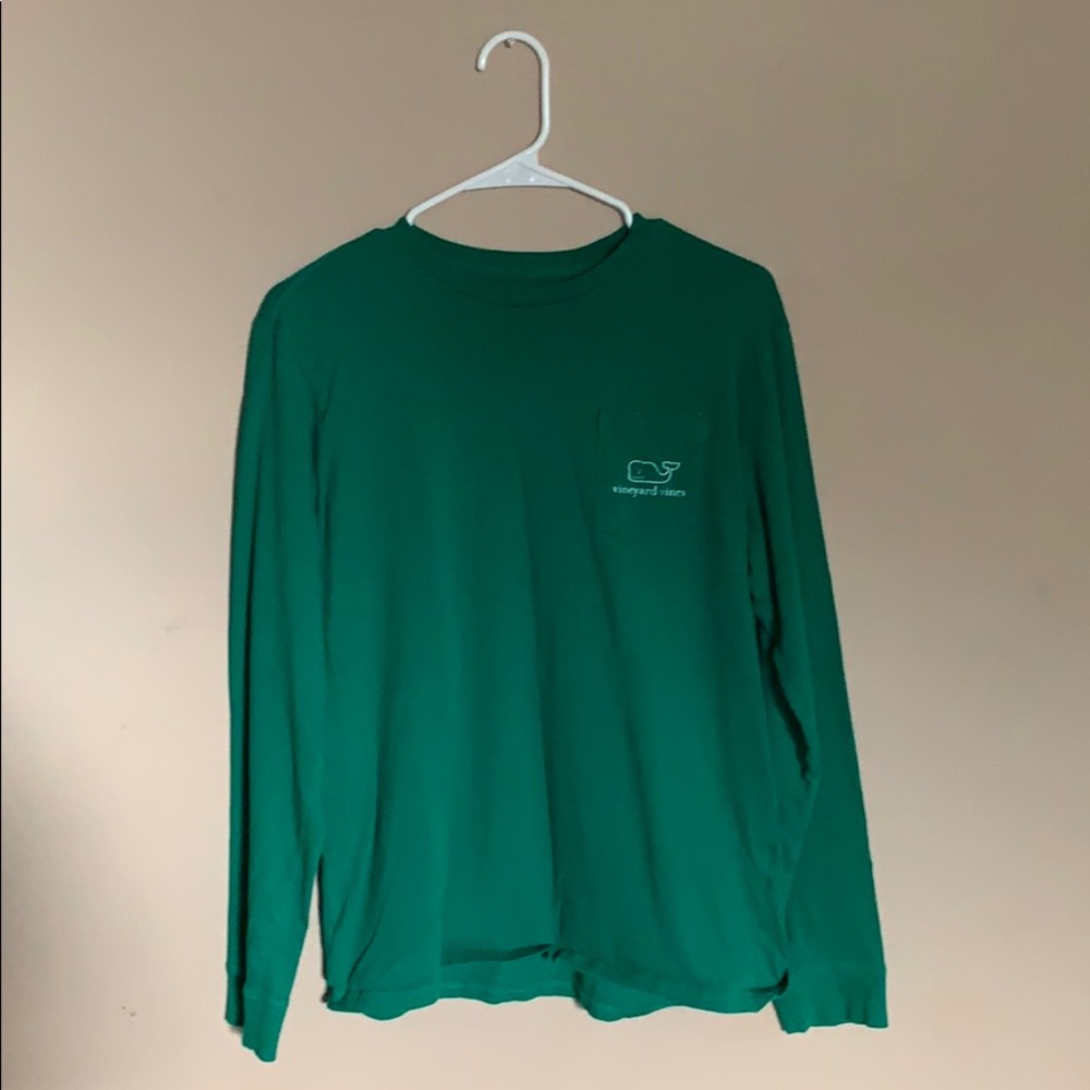Green Vineyard Vines Holiday Edition Long sleeve